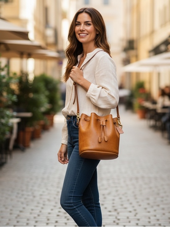 Coach Handbags - Coach “Lula’s Legacy” Vintage 1996 Glove-Tanned Leather Drawstring Bucket Bag
